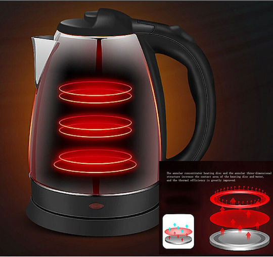 DSP Kettle 1.7lt 2200W Silver