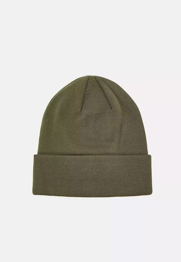 Thar Beanie Beanie with Rib Knit in Khaki color
