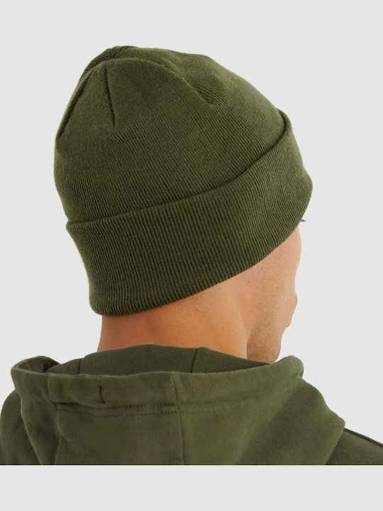 Thar Beanie Beanie with Rib Knit in Khaki color