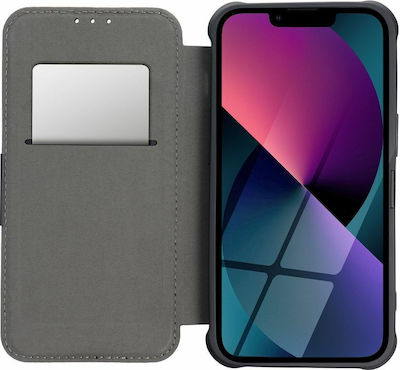 Forcell Razor Carbon Wallet Δερματίνης Μαύρο (iPhone 12 / 12 Pro)