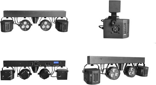 Atomic4DJ Bewegtes Licht LED PAR DMX Derby RGBW