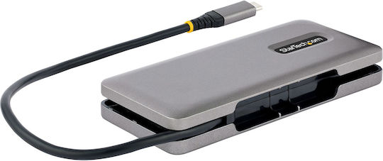 StarTech Hub 4 Porturi USB 3.2 Cu Conectare USB-C Argintiu