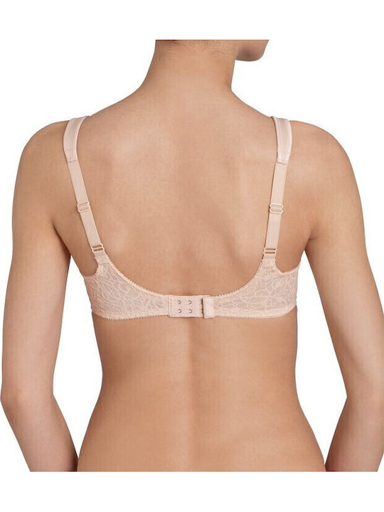 Comfort Minimizer Minimizer Bra without Padding Underwire Beige