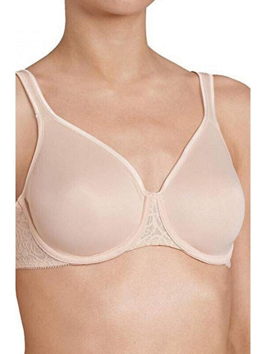 Comfort Minimizer Minimizer Bra without Padding Underwire Beige