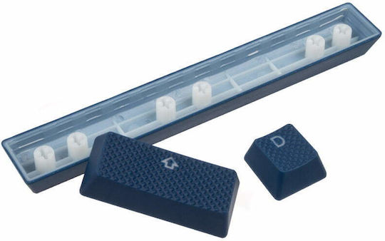 Ducky DKSA31-USRDBNNO2 Keycap Rubber Double Shot Keycap Set Navy Blue 31τμχ US