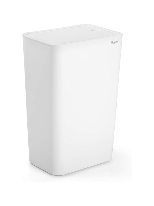 Rayen Plastic Bathroom Basket 9lt White