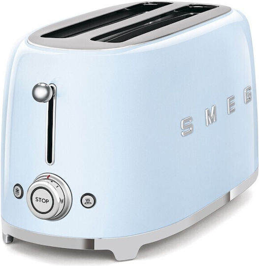 Smeg Φρυγανιέρα 2 Θέσεων 1500W Μπλε