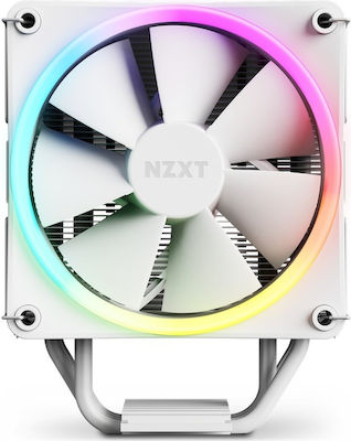 NZXT T120 RGB Ψύκτρα Επεξεργαστή για Socket AM4/AM5/1200/115x/1700 White