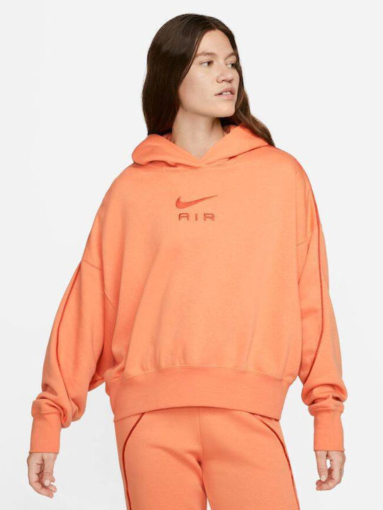 Women's Sweatshirt Hooded Orange