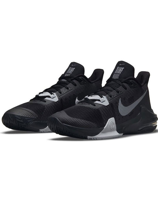 Nike Air Max Impact 3 Ψηλά Μπασκετικά Παπούτσια Black / Cool Grey / Wolf Grey