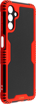 Lime Armadillo Camera Guard Plastic Back Cover Durable Red (Galaxy A13 5G)