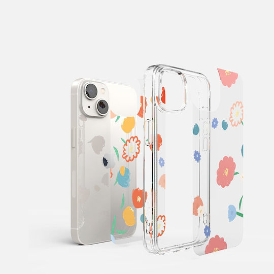 Ringke Fusion Back Cover Silicone Floral (iPhone 14 Plus)