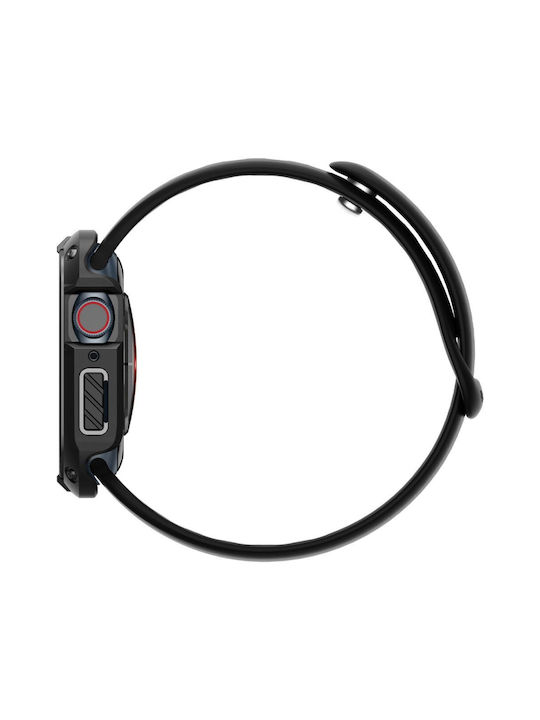 Spigen Tough Armor Θήκη Σιλικόνης σε Μαύρο χρώμα για Apple Watch 45mm