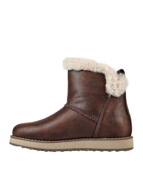 Keepsakes 2.0 Women's Ankle Boots Platform & Fur Burgundy