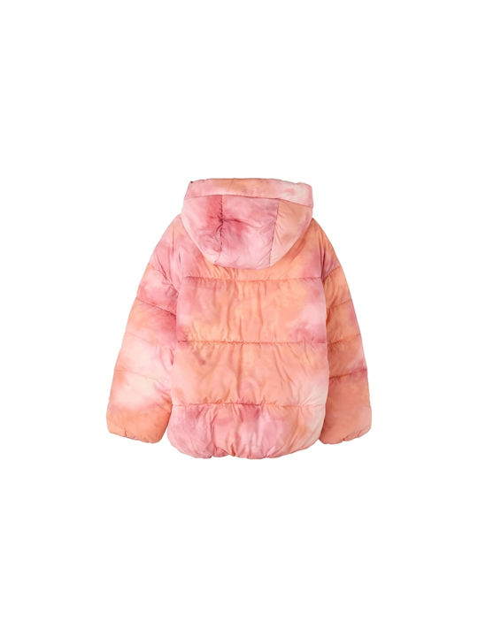 S.Oliver Kinderjacke Kurz mit Kapuze Rosa