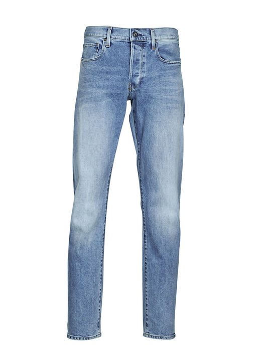 3301 Men's Jeans Pants with Regular Tapered Fit Blue