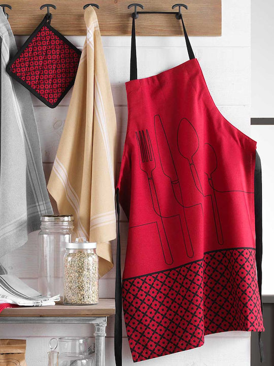 Spitishop Cuisiline Apron Bordeaux 84x60cm