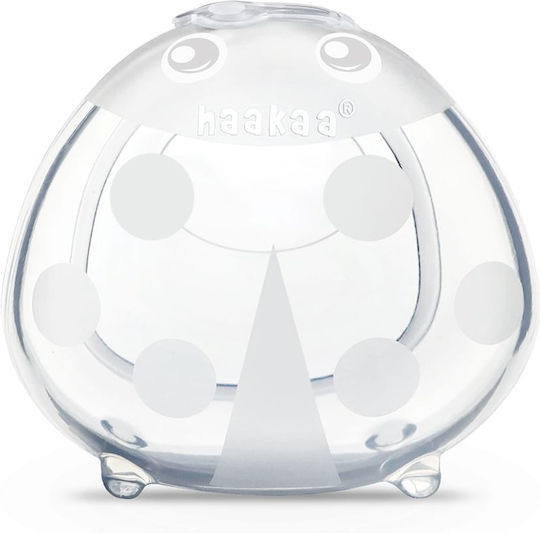Haakaa Ladybug Sticle Lavabile Pentru Depozitarea Laptelui Matern 9.5x9cm 75ml 2 Bucăți
