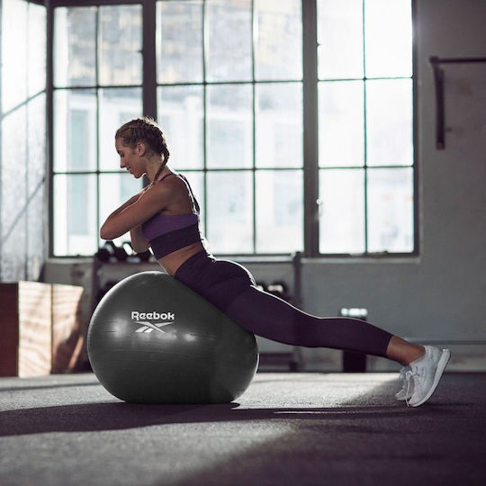 Reebok Μπάλα Pilates 75cm , 1.3kg σε Μαύρο Χρώμα
