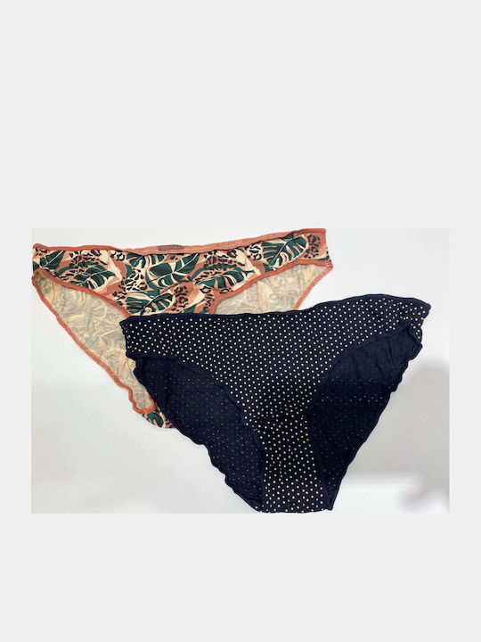 Bamboo Women's Slip 2Pack Multi