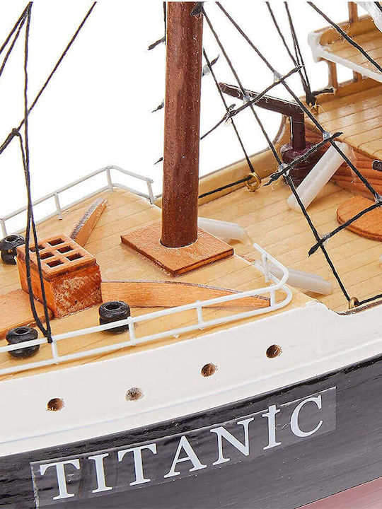 Titanic Christmas Sailboat Wooden 23x55cm