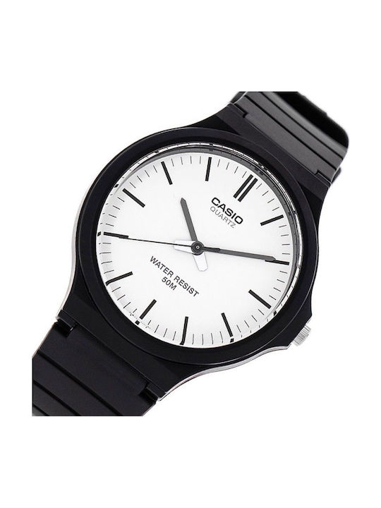 Casio Men's Watch 43.6mm Battery with Black Rubber Strap