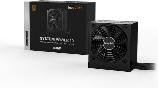 Be Quiet System Power 10 750W Μαύρο Τροφοδοτικό Υπολογιστή Full Wired 80 Plus Bronze