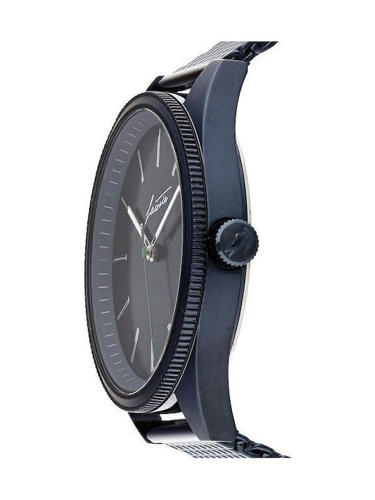 Lacoste Heritage Ανδρικό Ρολόι 42mm Μπαταρίας με Μπλε Μεταλλικό Μπρασελέ