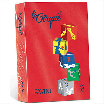 Favini Printing Paper A4 160gr/m² 250 sheets Red