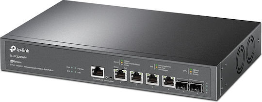 TP-LINK TL-SX3206HPP v1 Verwalteter L2 PoE++ Schalter mit 4 Gigabit (1Gbps) Ethernet- und 2 SFP-Verbindungen
