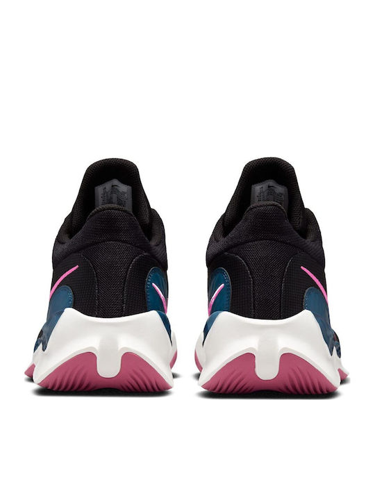 Renew Elevate III Low Basketball Shoes Black / Pinkcicle / Valerian Blue