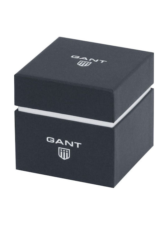 Gant Sussex Γυναικείο Ρολόι 34mm Μπαταρίας με Ασημί Μεταλλικό Μπρασελέ