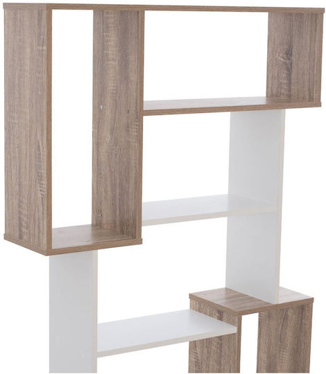 Bibliotecă Shay Albă 85x22x140εκ.