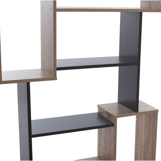Βιβλιοθήκη Shay Γκρι 85x22x140εκ.