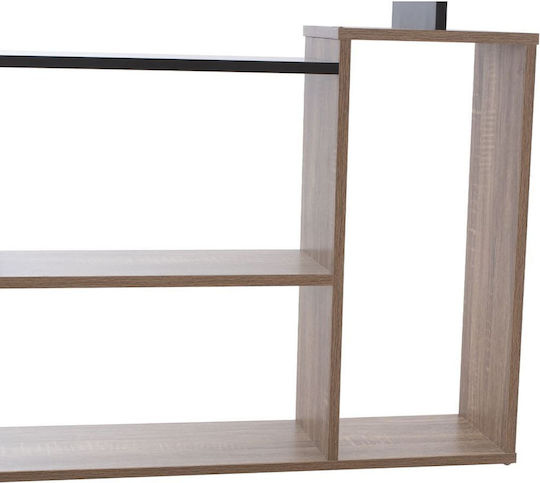 Βιβλιοθήκη Shay Γκρι 85x22x140εκ.