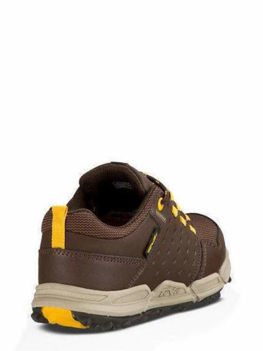 Παιδικά Παπούτσια Πεζοπορίας Αδιάβροχα Chocolate / Yellow