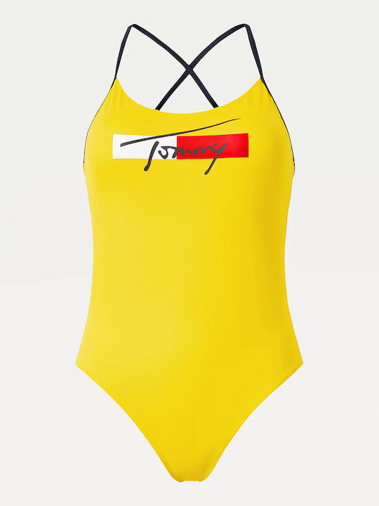 Yellow One Piece Swimsuit