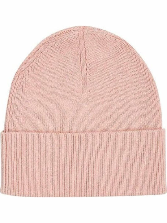 Knitted Beanie Cap Pink