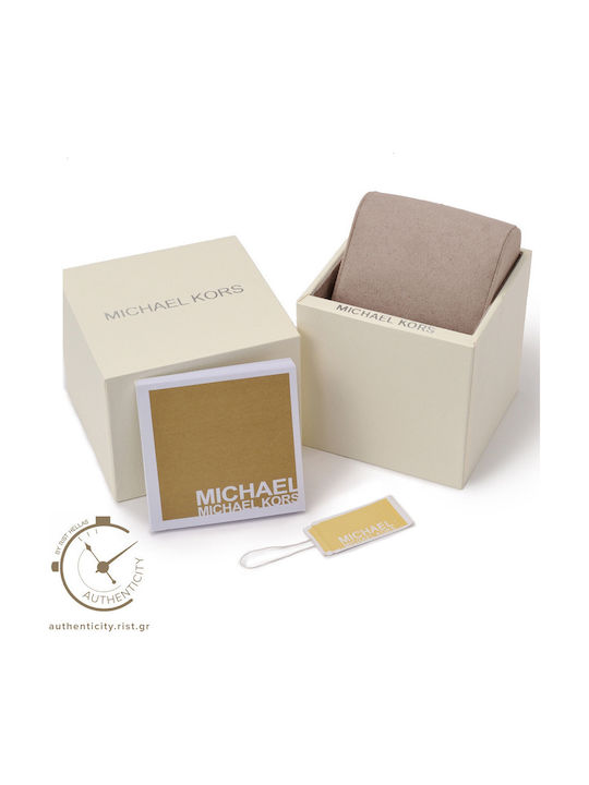 Michael Kors Jaryn Γυναικείο Ρολόι 36mm Μπαταρίας με Ροζ Χρυσό Μεταλλικό Μπρασελέ