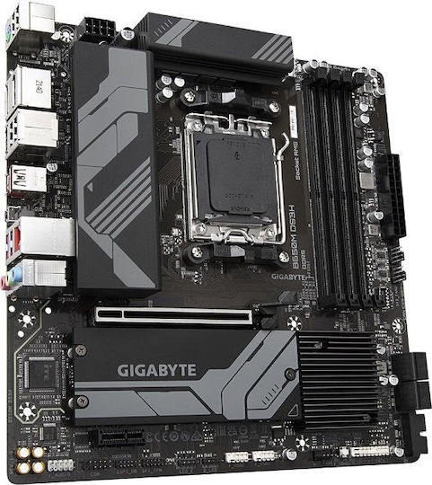 Gigabyte B650M DS3H Дънна платка Micro ATX с AMD AM5 Сокет