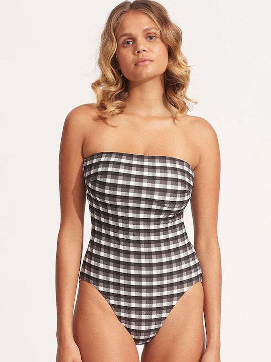 Strapless Ολόσωμο Μαγιό για Μεγάλο Στήθος