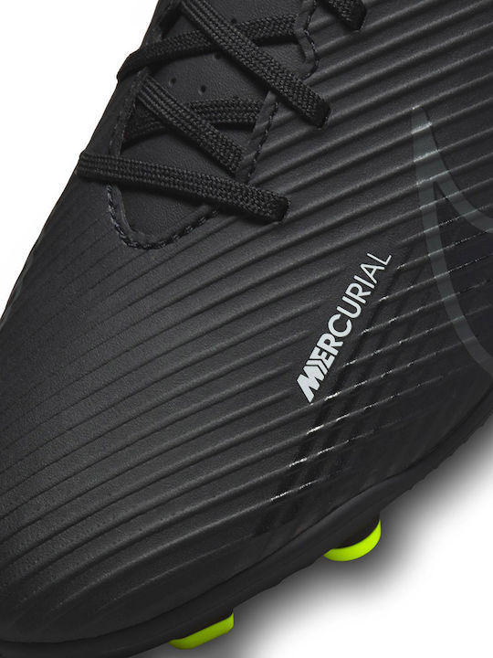 Nike Mercurial Vapor 15 Club Football Shoes with Cleats Black / Dark Smoke Grey / Summit White / Volt