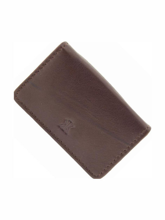 Leather Men's Wallet Cards Brown