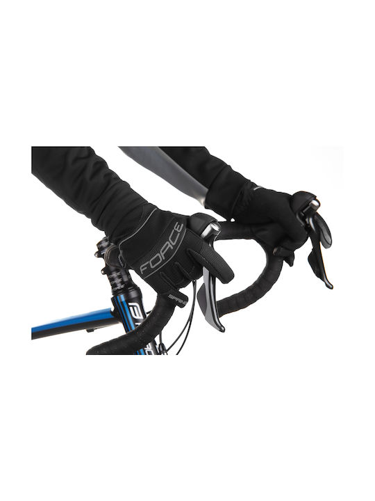 Force Windster Μακριά Unisex Γάντια Ποδηλασίας Μαύρα