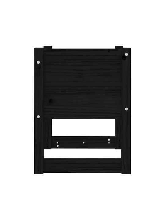 vidaXL Set 2 Blumenkästen Holz Schwarze
