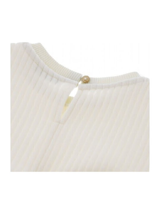 Children's Dress Long Sleeve Ecru