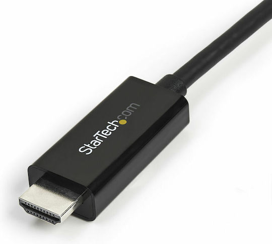 StarTech Cable mini DisplayPort male - HDMI male 3m Μαύρο (MDP2HDMM3MB)