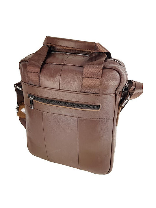 Shoulder bag AC 8318 leather Brown