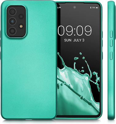 KWmobile Silicone Back Cover Metallic Turquoise (Galaxy A53)