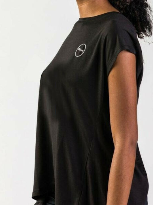 Hydro Loose T-Shirt 17-28026 Schwarz Damen T-Shirt Schwarz